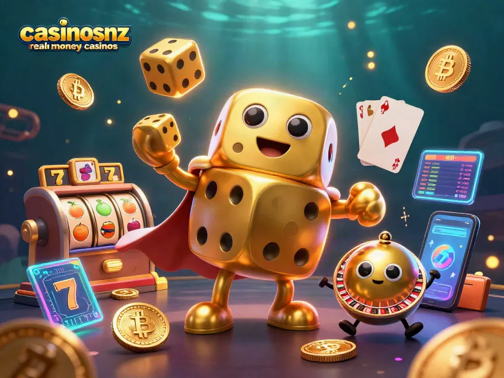 Engage with the vibrant scene at casinosnz real money casinos featuring iconic gaming elements.