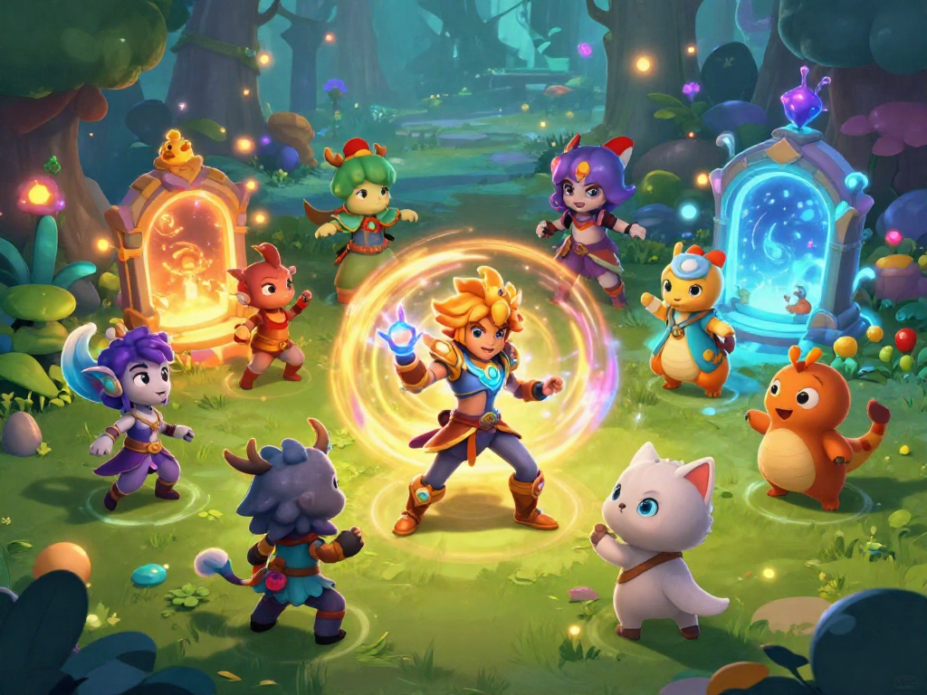Experience excitement with transformation porn games featuring dynamic character transformations in a colorful fantasy setting.