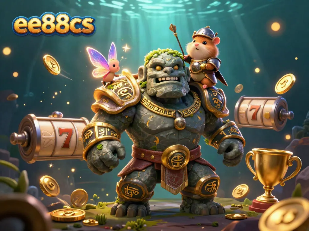 Experience immersive gameplay with ee88cs, featuring golem guardian, fairy magic, and dynamic slot elements.