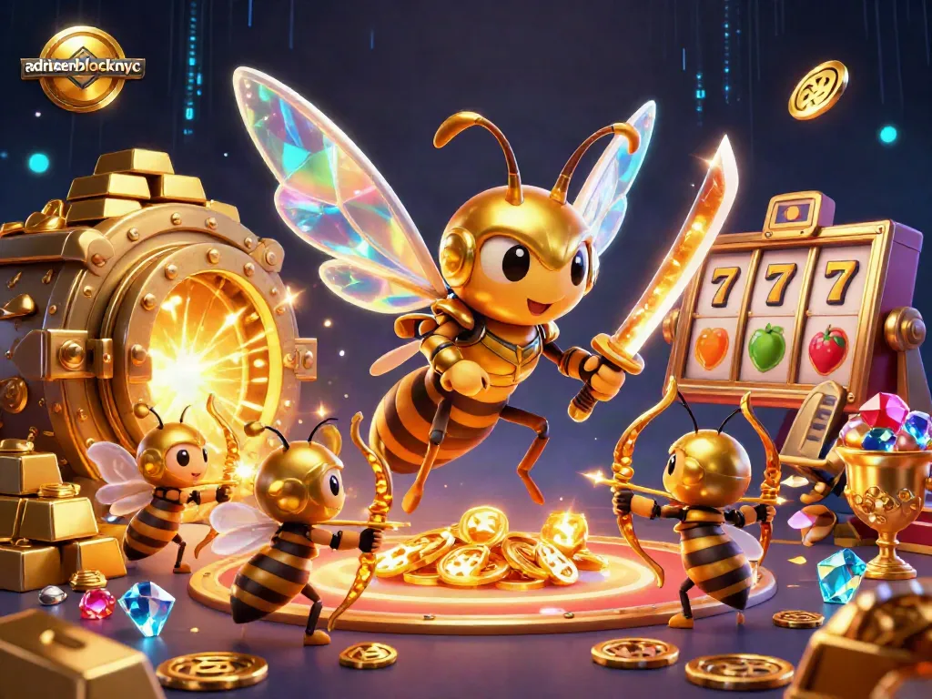 Experience thrilling gameplay at adriaenblocknyc with a vibrant, action-packed casino scene featuring unique characters.